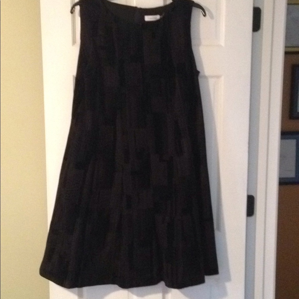 Calvin Klein modern velvet holiday dress
